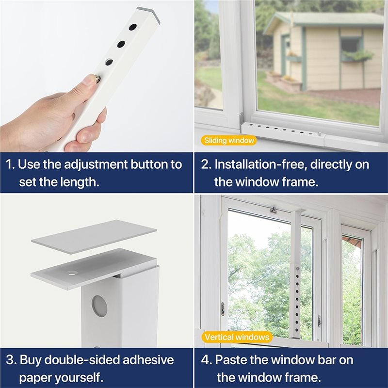 T19C 2 szt. Regulowane blokady – Window Lock Bar recenzja i cena