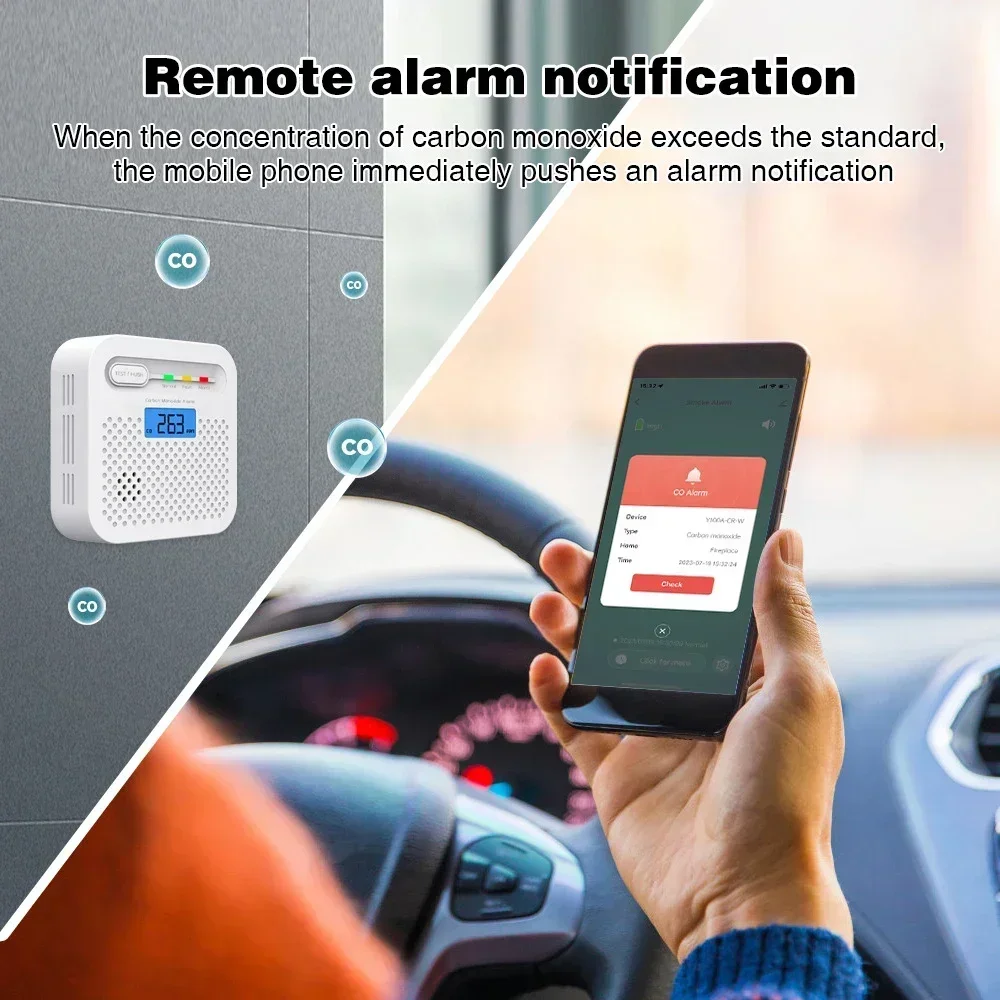 Czujnik CO Tuya Smart WiFi z w – Co Detector Plug recenzja i cena